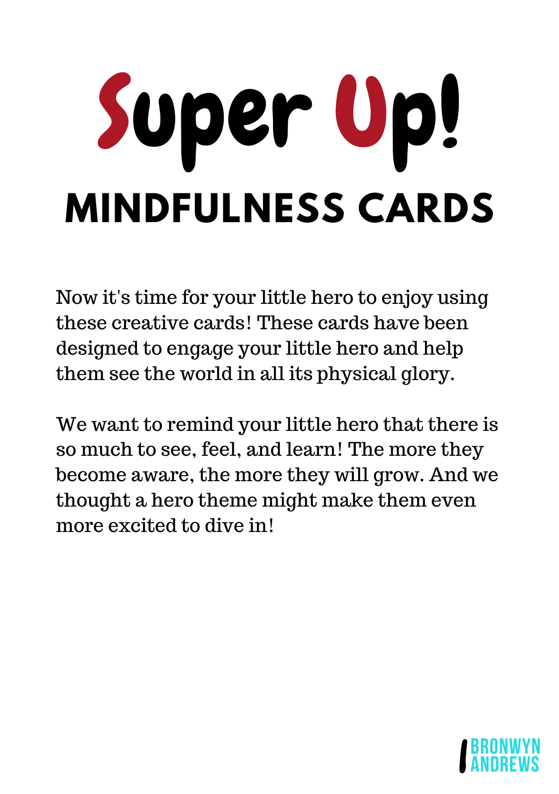 Super Up! - Mindfulness Cards