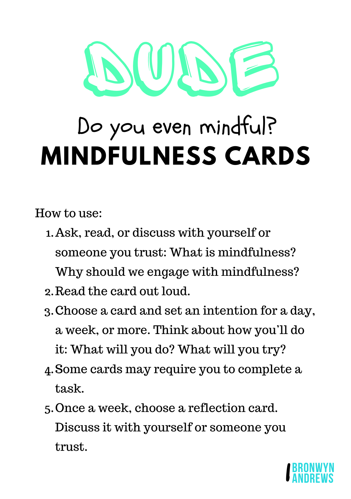 Dude Do You Even Mindful?