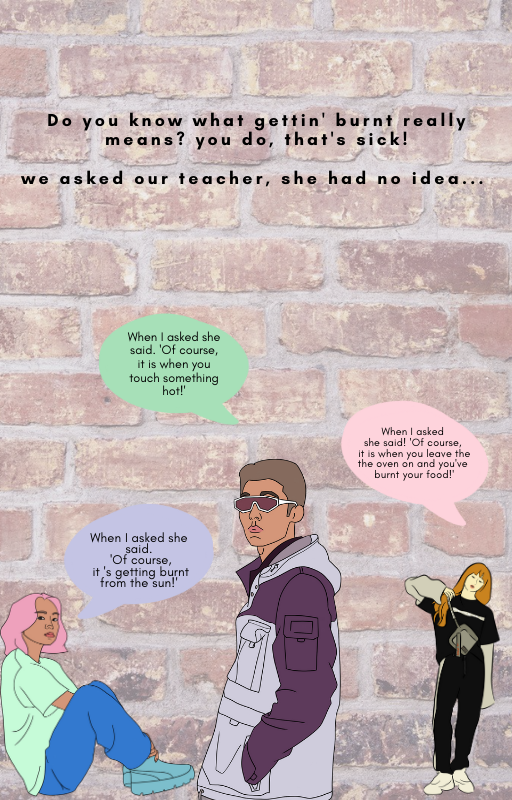 OMG - When the teacher had no ida what gettin burnt was all about...