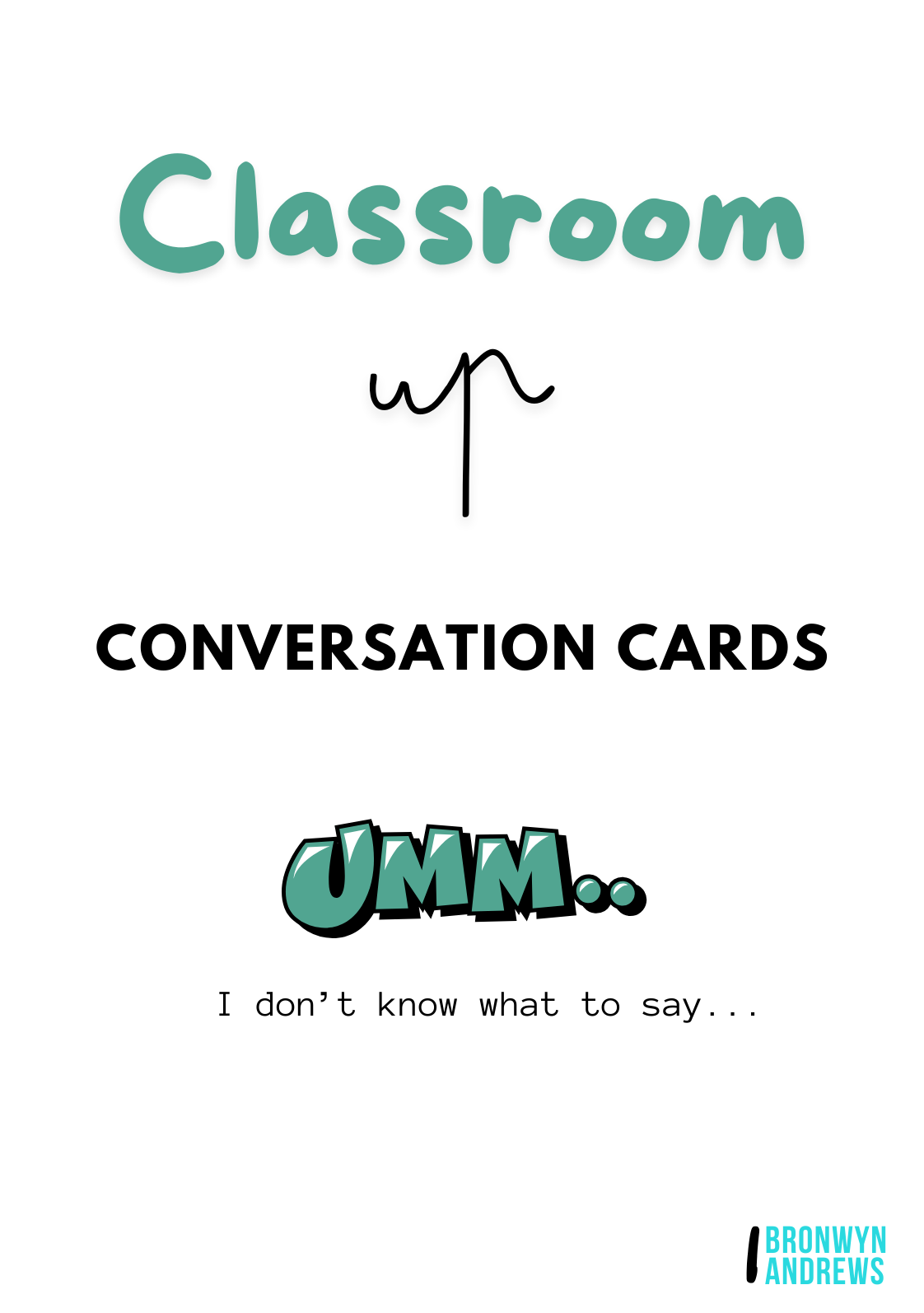 Classroom Conversation Cards